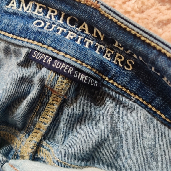 American Eagle TomGirl jeans size 10 - Picture 3 of 4